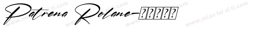 Patrena Rolane字体转换